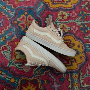 Pale pink vans sneakers